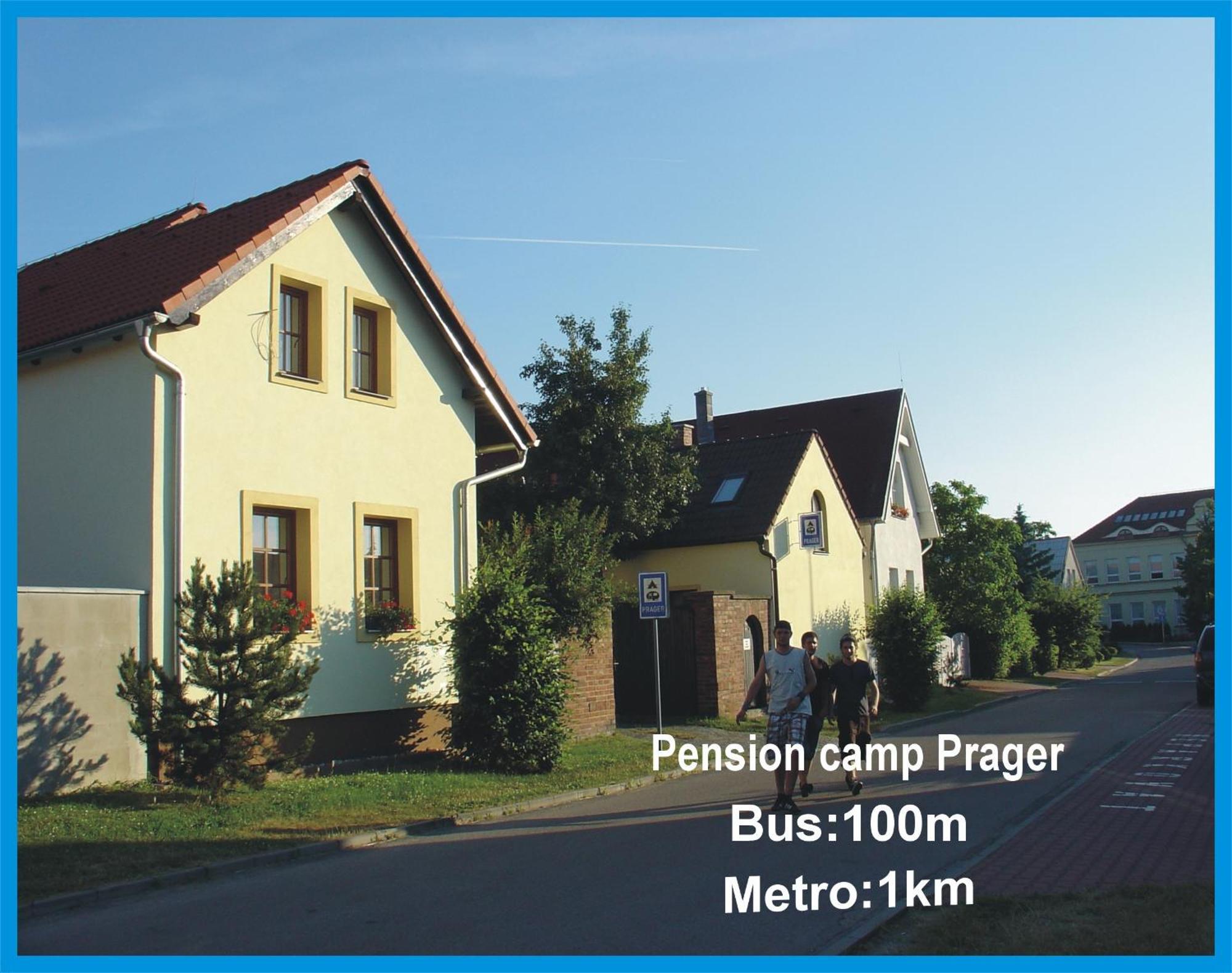 Pension Camp Prager Exteriör bild